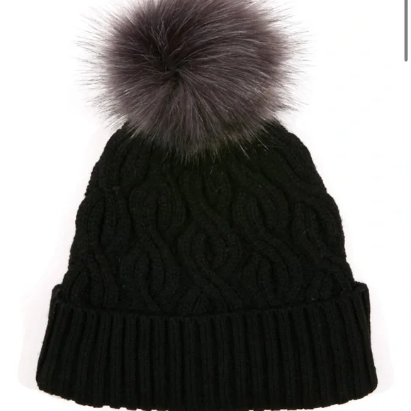 NWT Pom Pom Beanie by Echo Design Pom Pom Beanie | Archangel Ancient Tree Archive main image 3